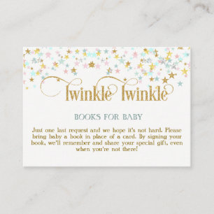 Recepción Tarjeta de solicitud de libros Twinkle Little Star