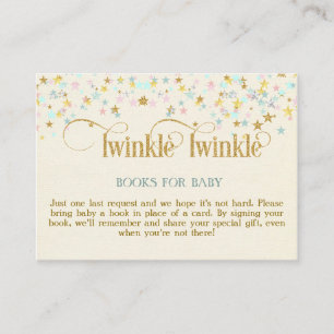 Recepción Tarjeta de solicitud de libros Twinkle Little Star