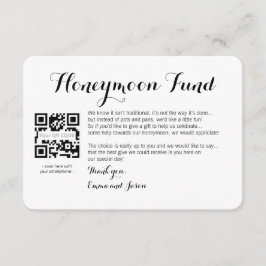 Recepción Tarjeta de solicitud de luna de miel para boda