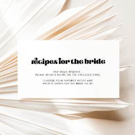 Recepción Tarjeta de solicitud de receta de guión retro vint