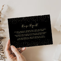 Tarjeta de solicitud de receta elegante con purpur