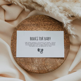 Recepción Tarjeta de solicitud de un libro de ducha para beb