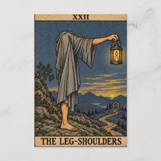 Recepción Tarjeta de Tarot de Piernas y Hombros