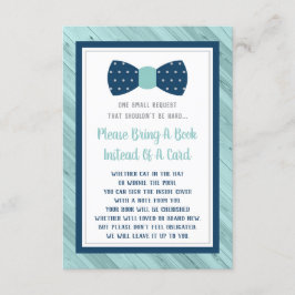 Recepción Tarjeta de traer un libro, hombrecito, baby shower