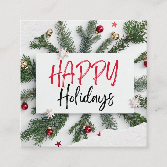 Recepción Tarjeta de vacaciones feliz (Anverso)