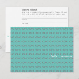 Recepción Tarjeta de visita de texto de Jesús Fish