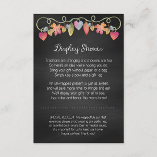 Recepción Tarjeta de visualización Baby Shower para personal