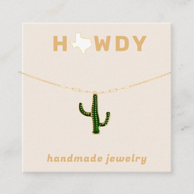 Recepción Tarjeta de visualización de joyería Texas Howdy Ea (Subido por el creador)