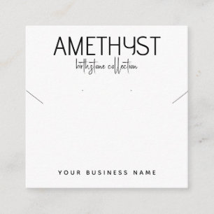 Recepción Tarjeta de visualización moderna de joyería de pen