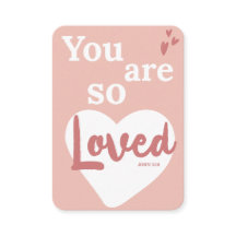 Tarjeta del Día de San Valentín cristiana 'Tú eres