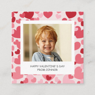 Recepción Tarjeta Mini de San Valentín Personalizada para el