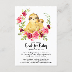 Recepción Tarjeta para bebé, libro de ducha para mamá y bebé