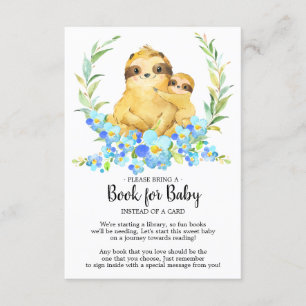 Recepción Tarjeta para bebé, libro de ducha para mamá y bebé
