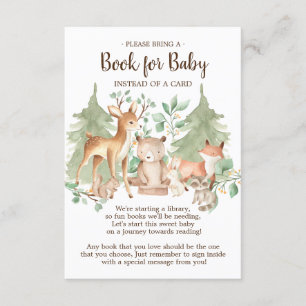 Recepción Tarjeta para el libro de animales forestales de Wo