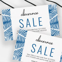 Tarjeta promocional profesional de moda para empre