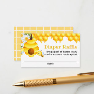 Recepción Tarjeta Raffle de Diapé de Abeja Dulce