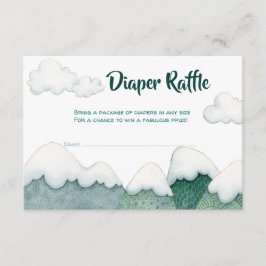 Recepción Tarjeta Raffle Diaper de Mountain Adventures