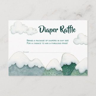 Recepción Tarjeta Raffle Diaper de Mountain Adventures