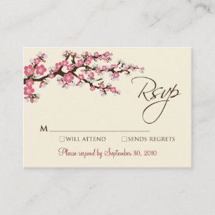 Recepción Tarjeta RSVP de 3,5 x 2,5"