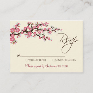 Recepción Tarjeta RSVP de 3,5 x 2,5"