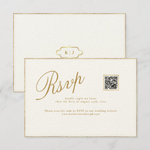 RECEPCIÓN TARJETA RSVP DE BODA MODERNA Y ROMÁNTICA