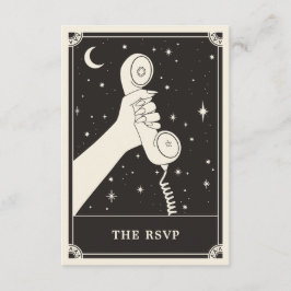 Recepción Tarjeta RSVP de Boho Tarot Celestial