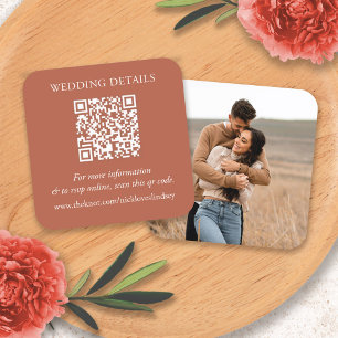 Recepción Tarjeta RSVP de código QR de Costa Rica