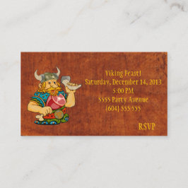 Recepción Tarjeta RSVP de Viking Feast