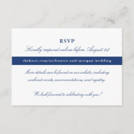 Recepción Tarjeta RSVP en línea - Juego de Bahía Penobscot