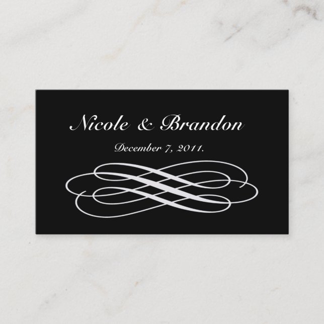 Recepción Tarjeta web de Boda de venta de hadas de plata (Anverso)