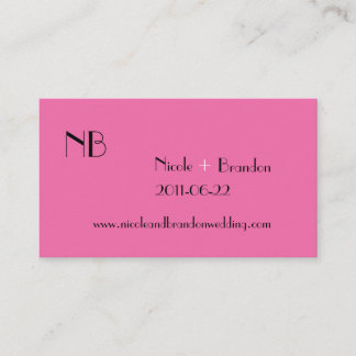 Recepción Tarjeta web de Boda muy rosa