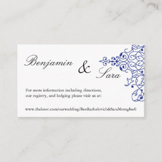 Recepción Tarjeta web del Boda de desplazamiento persa