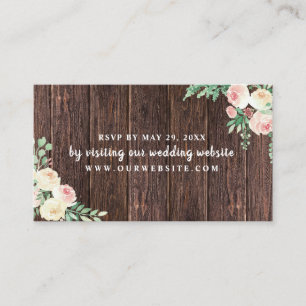 Recepción Tarjeta web RSVP de celebración de boda con luces