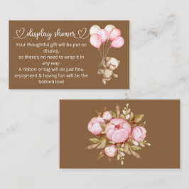 Recepción Teddy Bear Baby Bear Tarjeta de Gabinete Baby Show