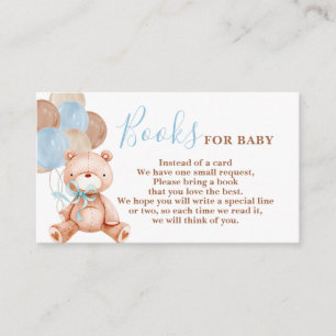 Recepción Teddy Bear trae una tarjeta de libro