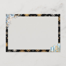 Recepción Tostadas en la tarjeta de recetas Midnight Blank