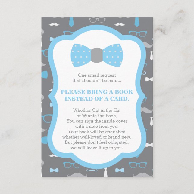 Recepción Traer Una Tarjeta De Libro, Pequeño Hombre, Baby S (Anverso)