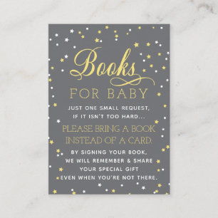 Recepción Traer Una Tarjeta De Libro, Twinkle Star, Baby Sho