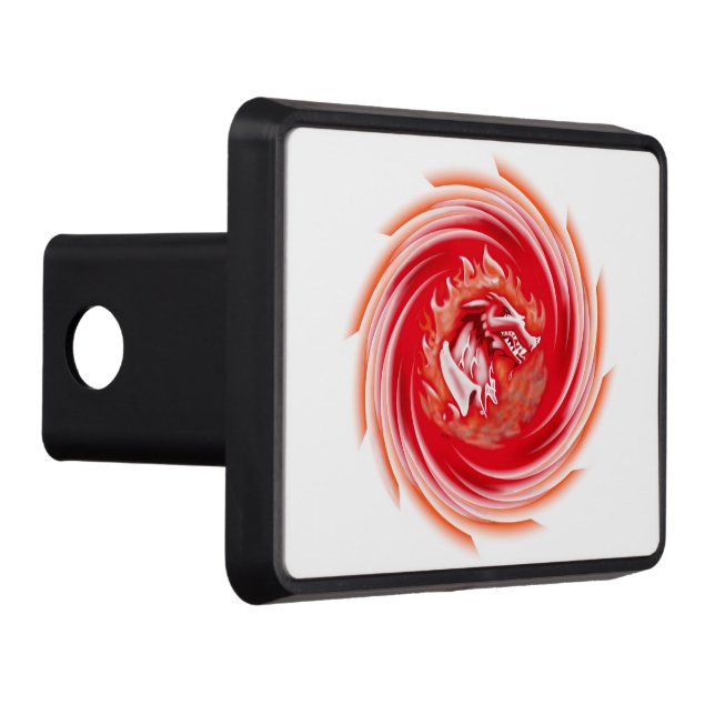 Receptor de cubierta de hitch blanca Wilf Whirling (Derecha)