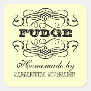 Receta casera de jam jar pegatinas