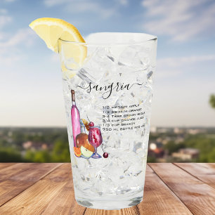 Receta de Acuarela de Cóctel Bebidas Mixtas Sangrí