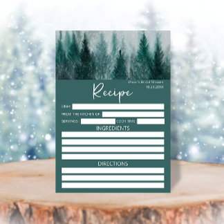 Receta de acuarela del bosque de pinos para la nov