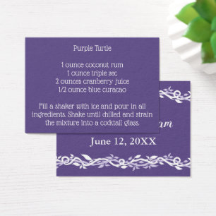 Receta de bebida de Boda ultravioleta