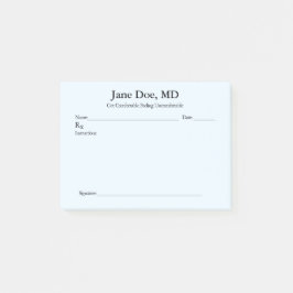 Receta de chiste - 4" x 3" Post Nota azul