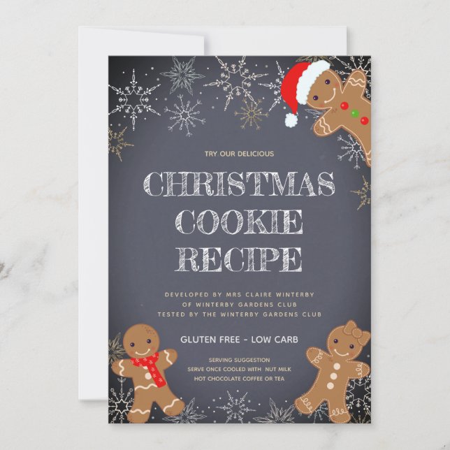Receta de Cookie para navidades (Anverso)