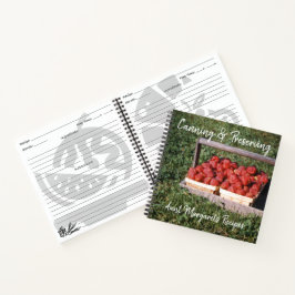 Receta de diario de enlatado de conservas de fruta