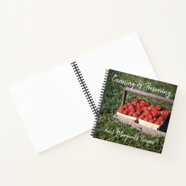 Receta de diario de enlatado de conservas de fruta (Interior)