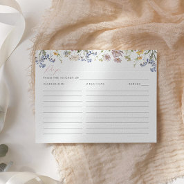 Receta de ducha de flores silvestres Boho Floral