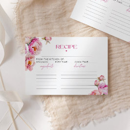 Receta de ducha de novia floral rosa brillante