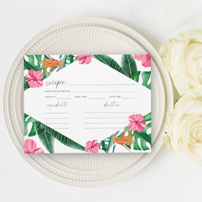 Receta de duchas de novias en palmas tropicales (Subido por el creador)